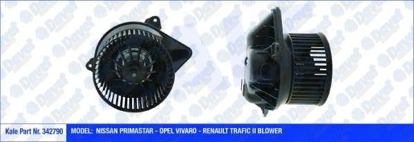 KALE 342790 Kalorifer Motoru Renault Trafic Ii Opel Vivaro (12v)